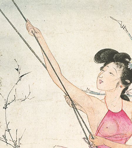 定海-胡也佛的仕女画和最知名的金瓶梅秘戏图